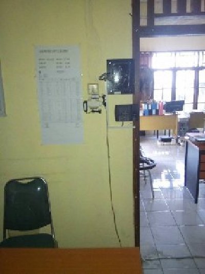 Instalasi Mesin Absensi Online UPTD Dispenda Sulut Wilayah Sitaro