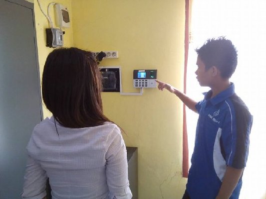 Instalasi Mesin Absensi Online UPTD Dispenda Sulut Wilayah Bolaang Mongondow Selatan