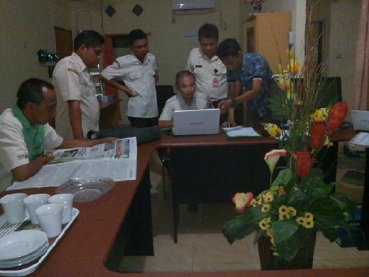 Instalasi Mesin Absensi Online UPTD Dispenda Sulut Wilayah Bolaang Mongondow Induk 